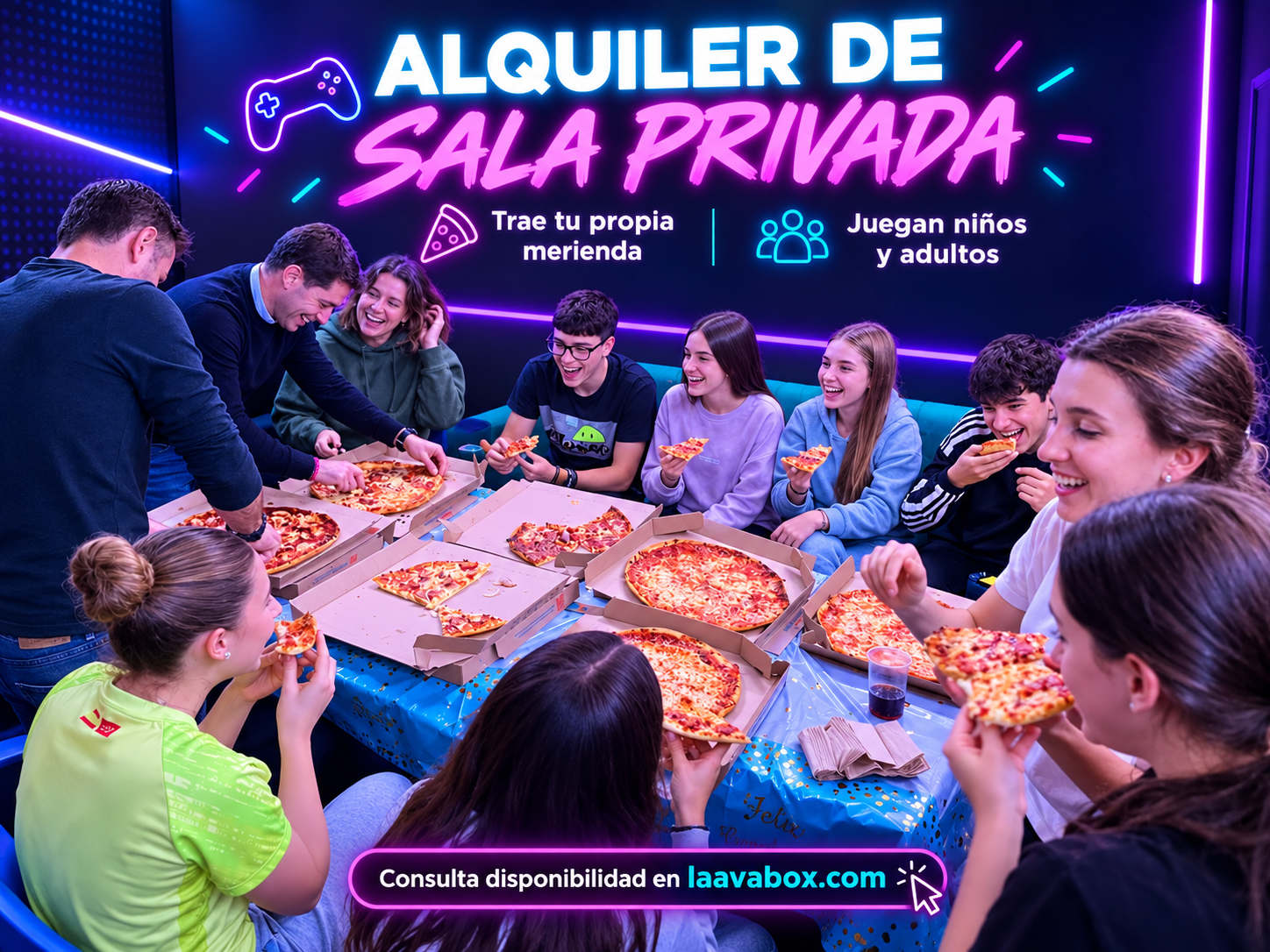 Alquiler sala privada LaavaBox en Collado Villalba